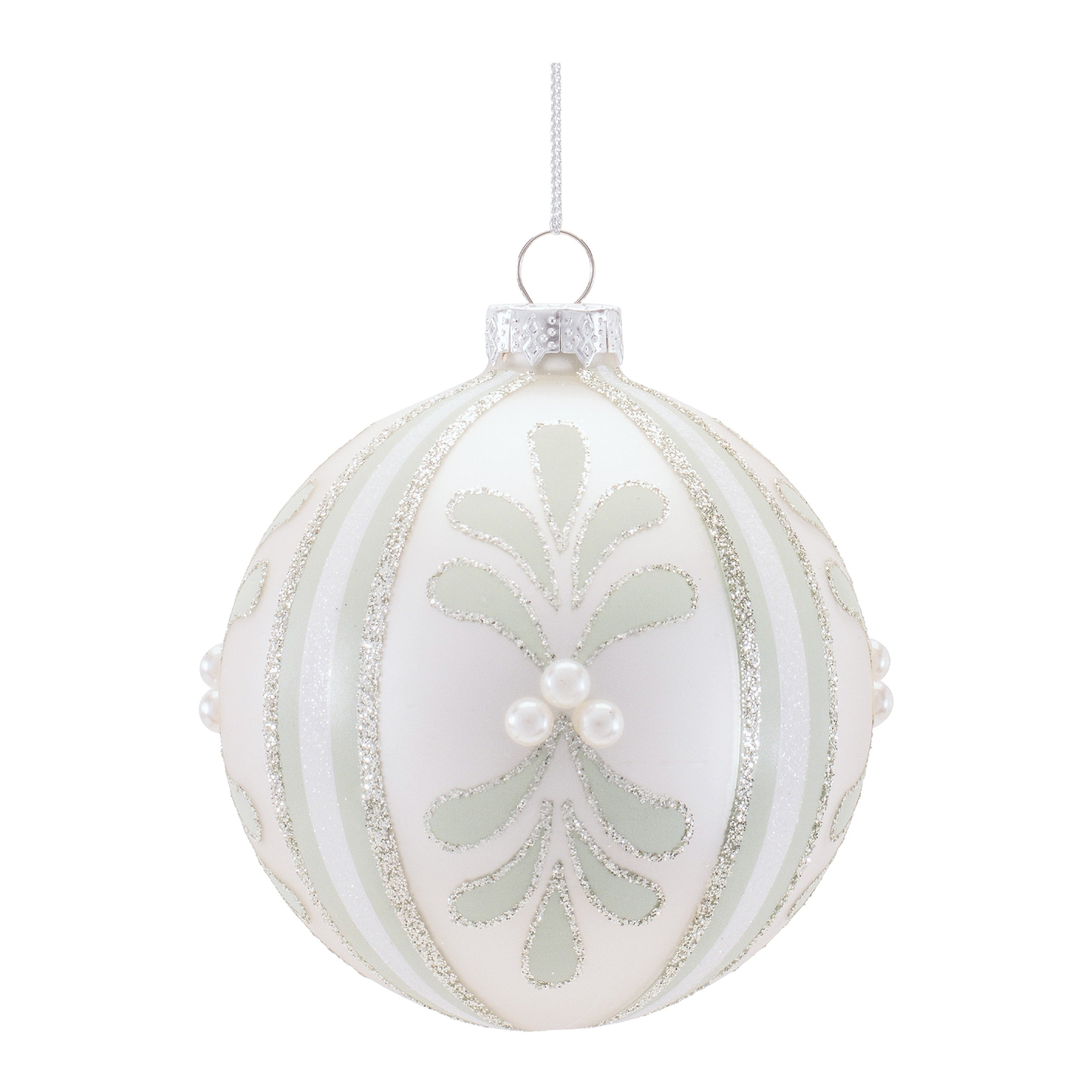 Glass Ball Ornaments Set Of 6