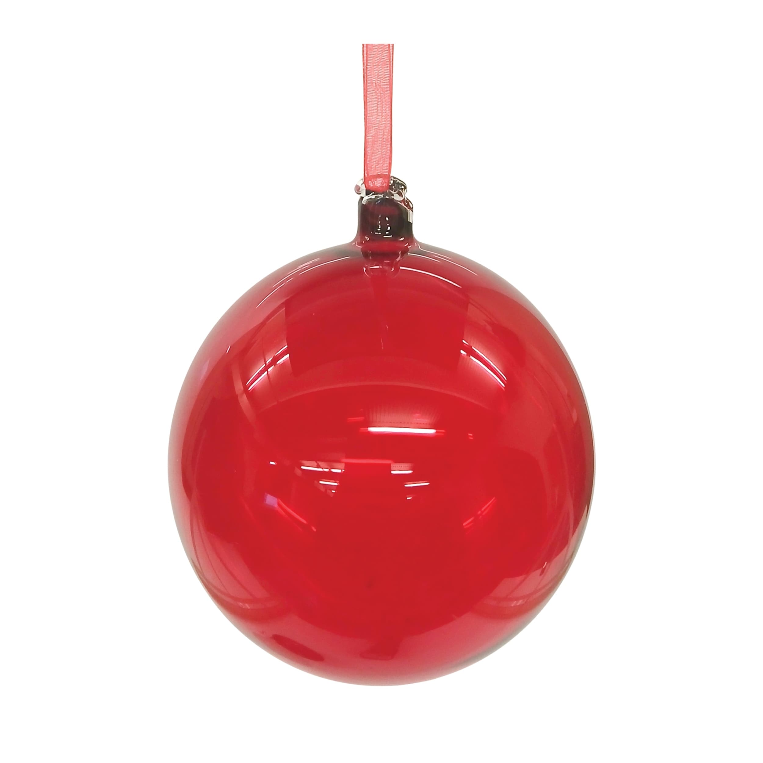 Glass Ball Ornaments Set Of 6