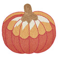 Glass Beads Placemats With Pumpkin Design Set Of 4