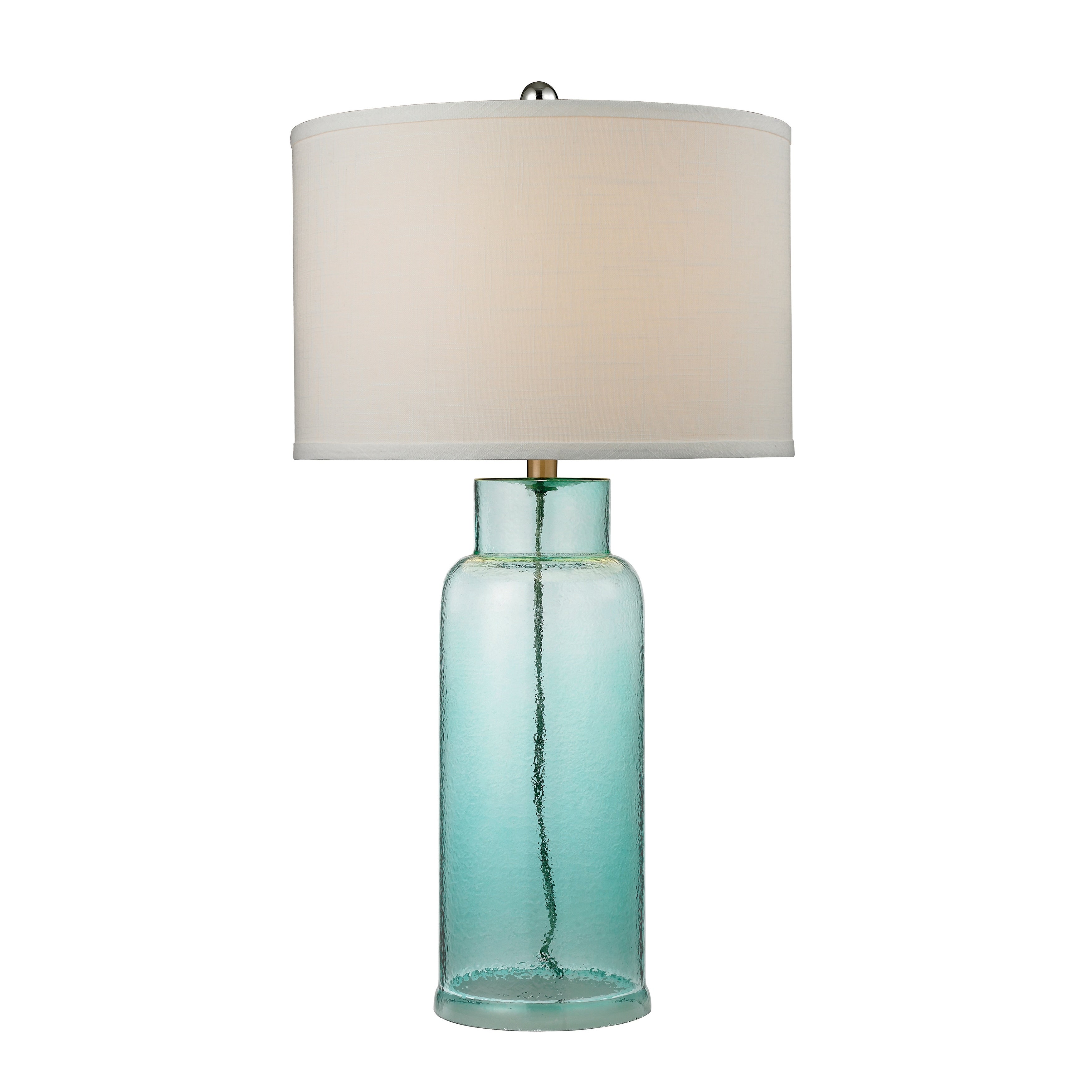 Glass Bottle 30 High 1 Light Table Lamp Seafoam Green