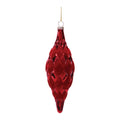 Glass Drop Ornaments Set Of 12