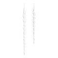 Glass Icicle Ornaments Set Of 6