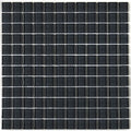 Glass Mosaic 1X1 Inch Accent Tile In Classic Solid Top Hat 12X12
