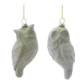 Glass Owl Ornaments Set Of 12