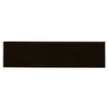 Glazed Ceramic 3X12 Inch Bullnose In Black 3X12