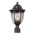 Glendale 1 Light Regal Bronze Post Mount