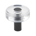 Gliderite 1 1 2 In. Round Clear Cabinet Knobs Rubbed Bronze 10 Pk Oil Rubbed Bronze