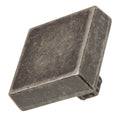 Gliderite 1.125 Inch Modern Square Weathered Nickel Cabinet Knobs Pack Of 10 Or 25