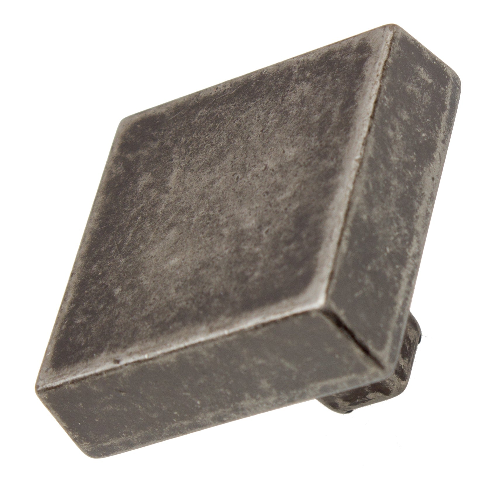 Gliderite 1.125 Inch Modern Square Weathered Nickel Cabinet Knobs Pack Of 10 Or 25