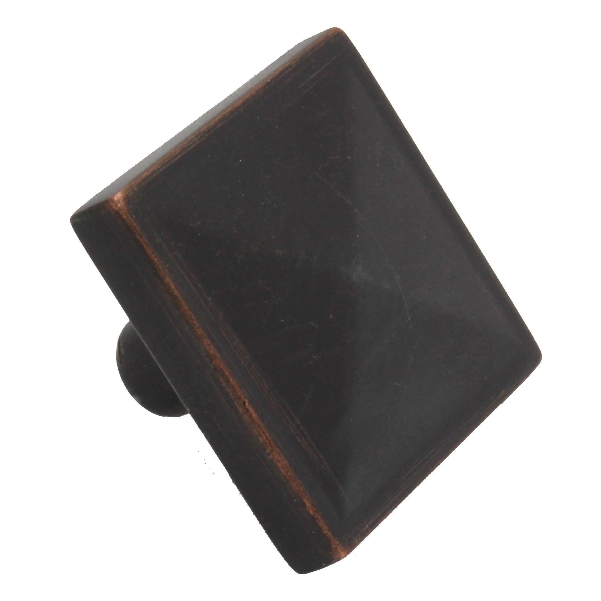 Gliderite 1.125 Inch Oil Rubbed Bronze Classic Square Pyramid Cabinet Knobs Pack Of 10