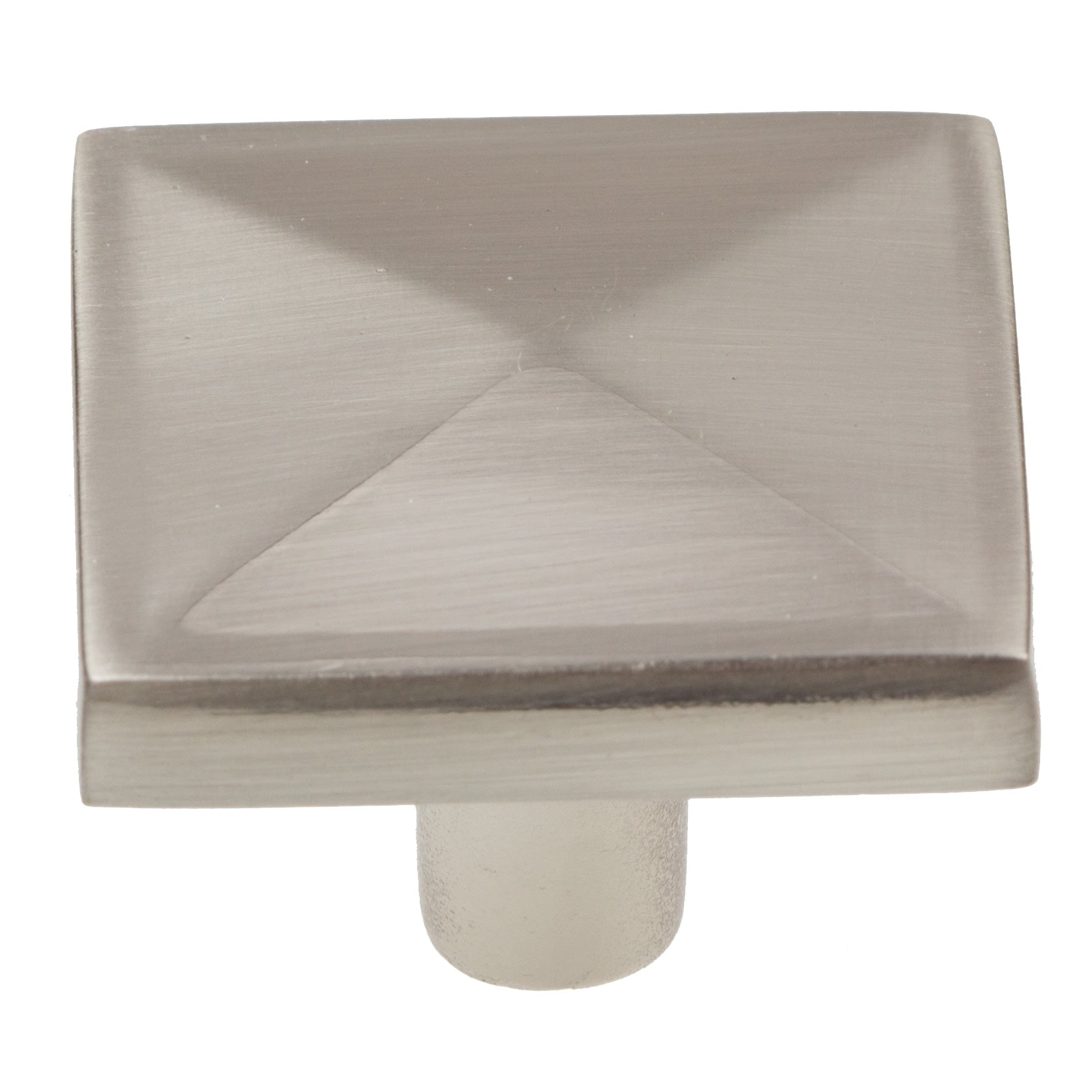 Gliderite 1.125 Inch Satin Nickel Classic Pyramid Cabinet Knobs Pack Of 25