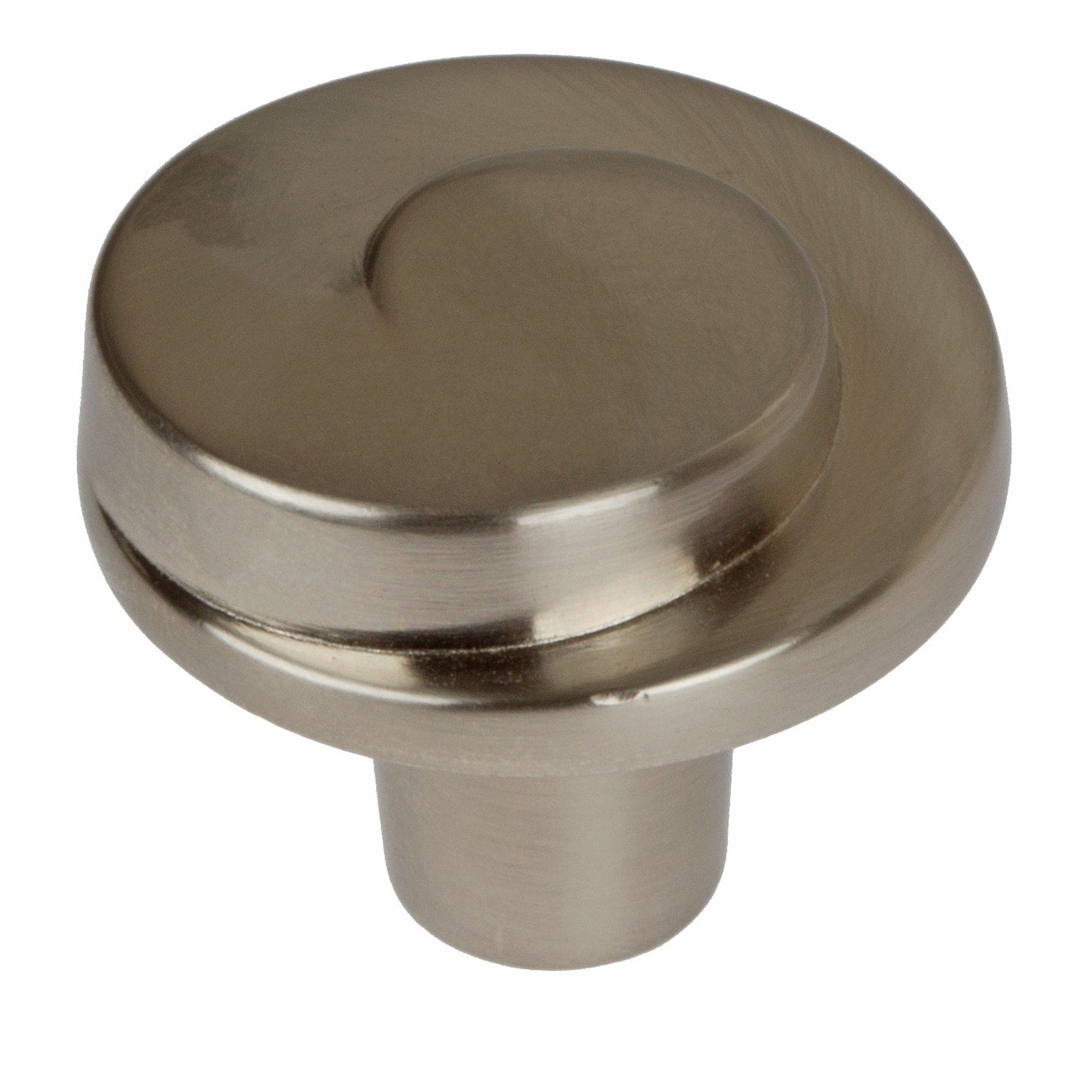 Gliderite 1.125 Inch Satin Nickel Classic Wave Cabinet Knobs Pack Of 25