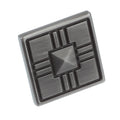 Gliderite 1.25 Inch Craftsman Series Satin Pewter Square Cabinet Knobs Pack Of 10