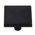 Gliderite 1.25 Inch Matte Black Classic Pyramid Cabinet Knobs Pack Of 25