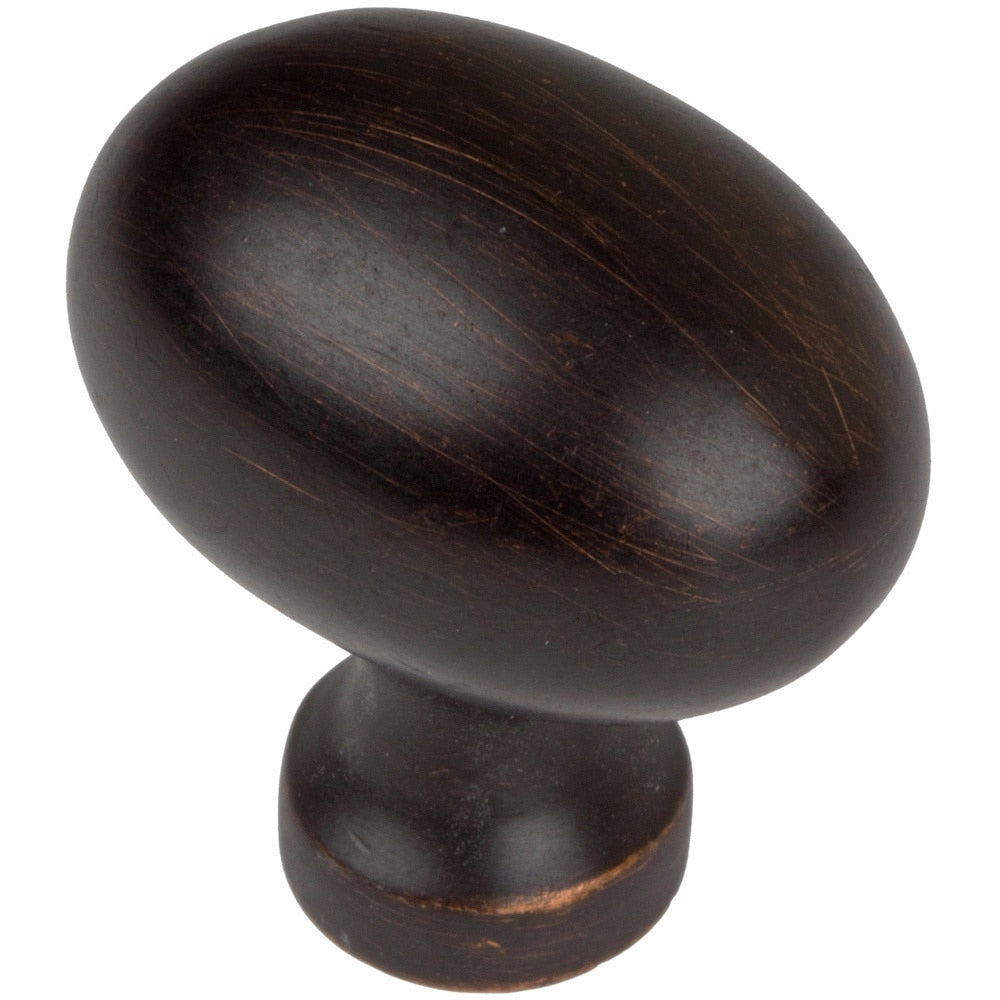 Gliderite 1.25 Inch Oil Rubbed Bronze Classic Oval Egg Cabinet Knobs Pack Of 25