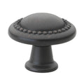 Gliderite 1.25 Inch Oil Rubbed Bronze Round Beaded Cabinet Knobs Case Of 25