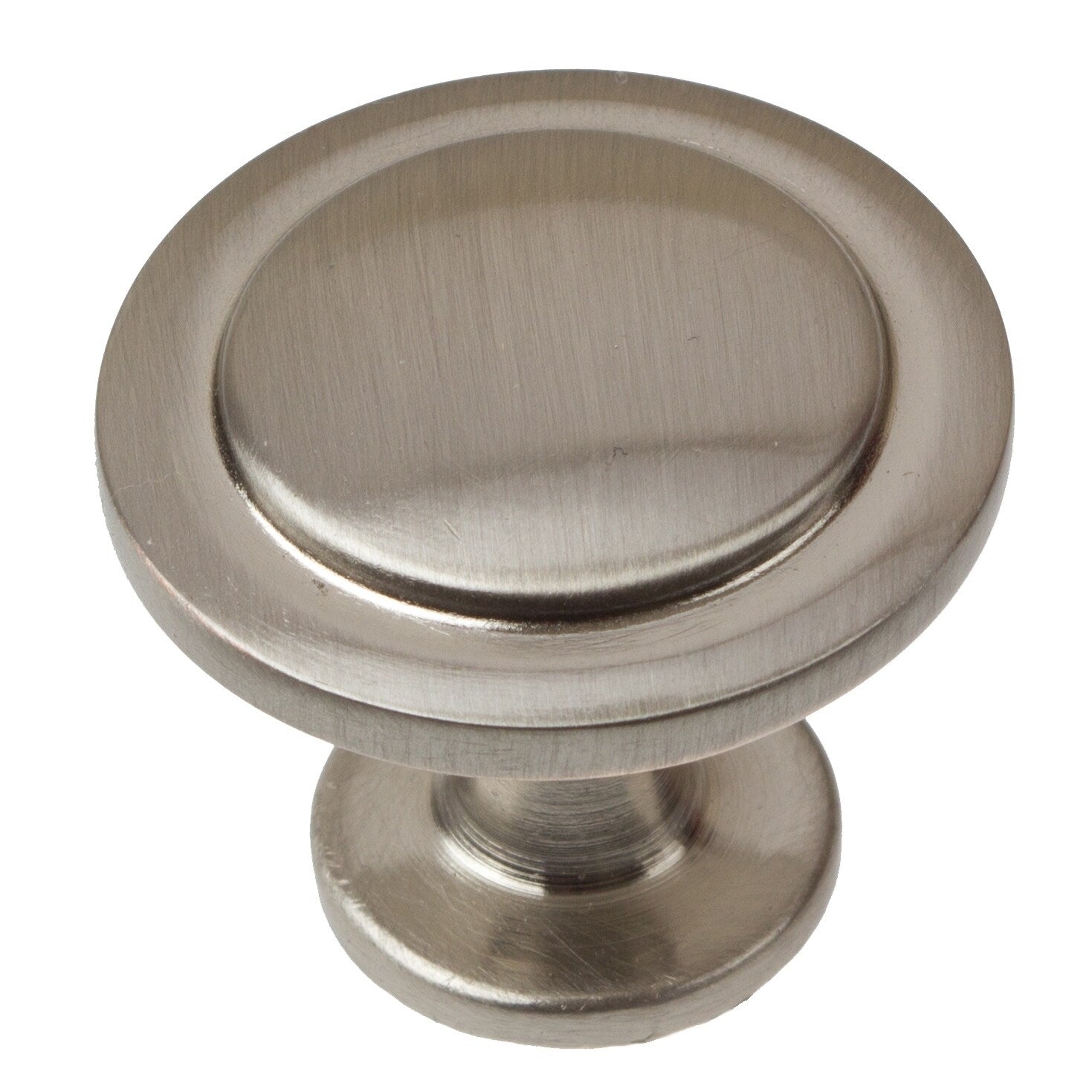 Gliderite 1.25 Inch Satin Nickel Classic Round Ring Cabinet Knob Pack Of 10 Or 25