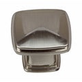 Gliderite 1.25 Inch Satin Nickel Square Deco Cabinet Knobs Pack Of 10