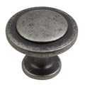 Gliderite 1.25 Inch Weathered Nickel Classic Round Ring Cabinet Knob Pack Of 10 Or 25