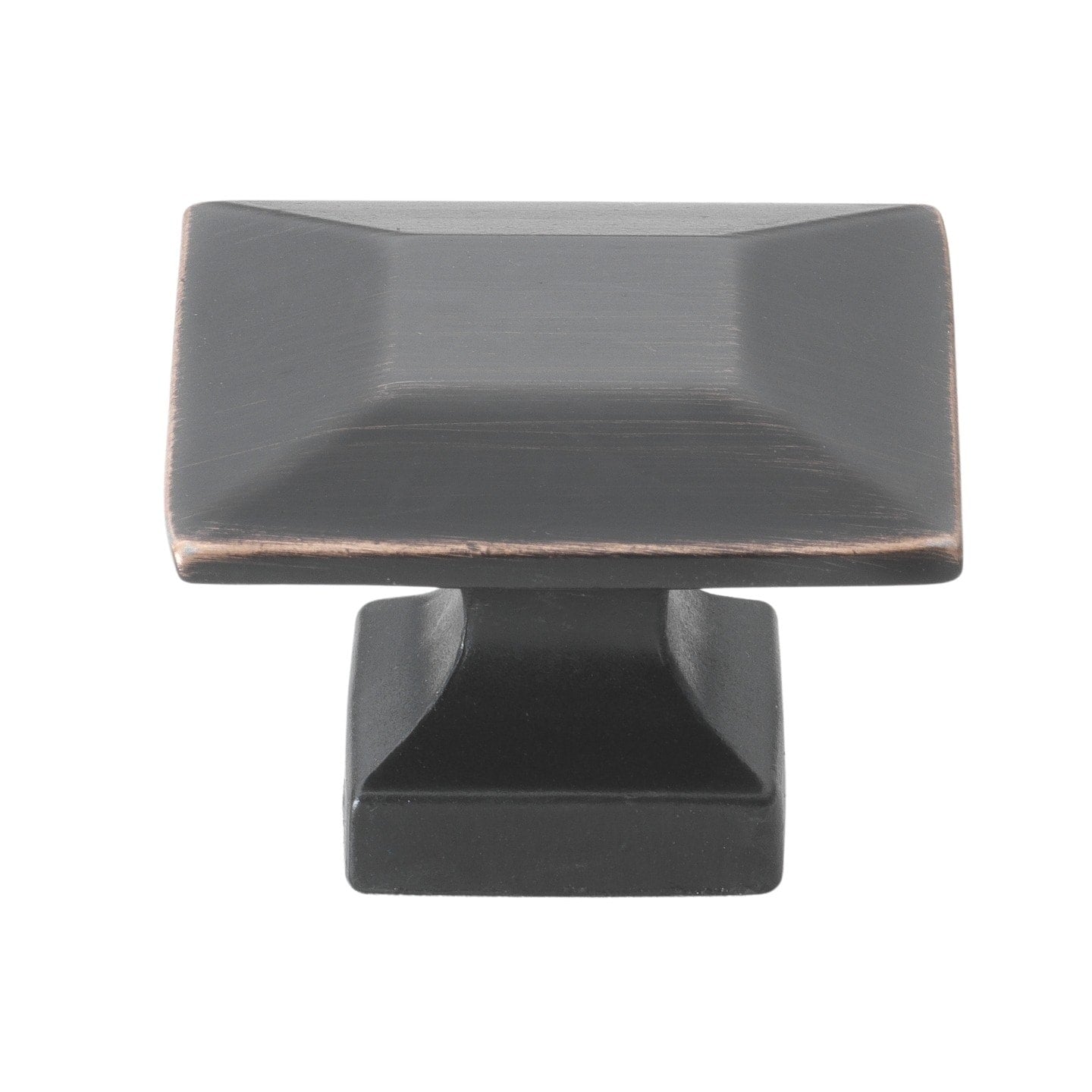 Gliderite 1.375 Inch Oil Rubbed Bronze Square Cabinet Knobs Pack Of 10