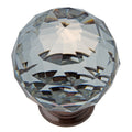 Gliderite 1.57 Inch Clear K9 Crystal Cabinet Knobs Oil Rubbed Bronze Pack Of 10 Or 25