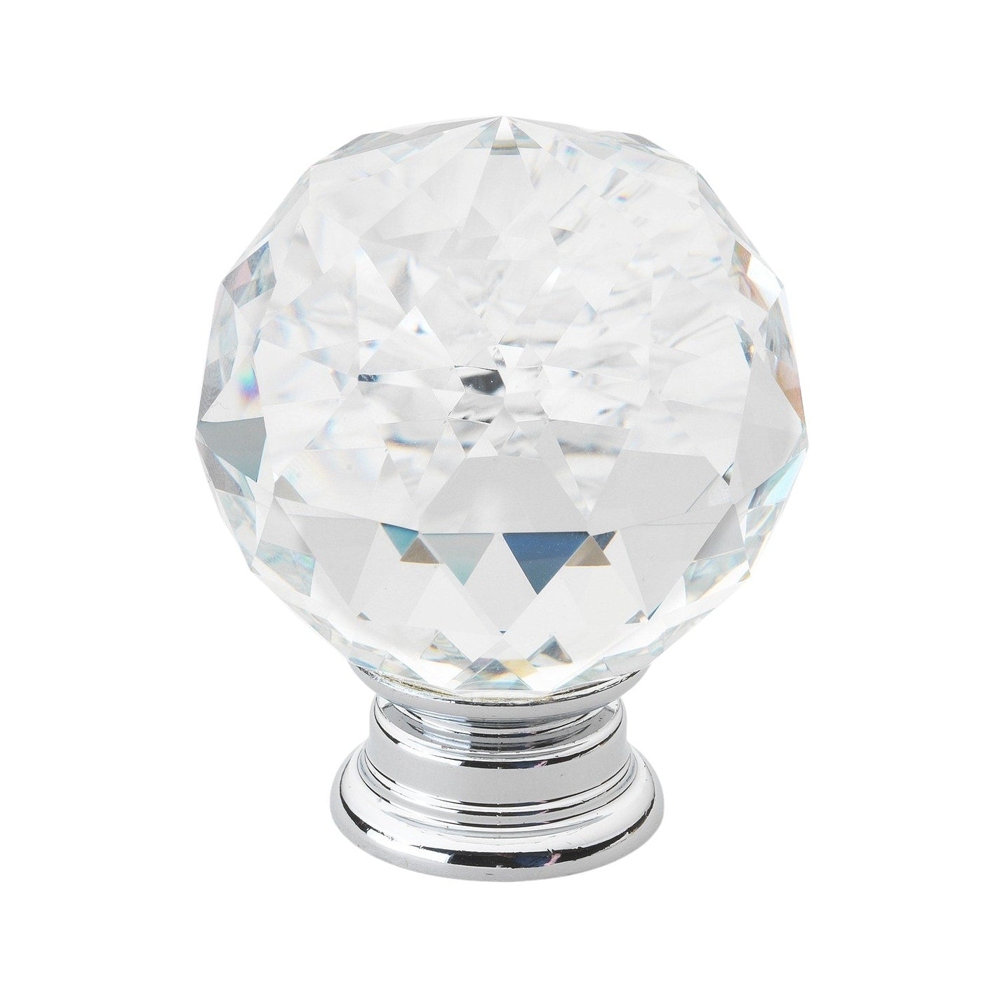 Gliderite 1.57 Inch Clear K9 Crystal Cabinet Knobs Pack Of 10