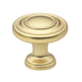 Gliderite 10 Pack 1 1 4 In. Gold Round Ring Cabinet Knobs Brass Gold