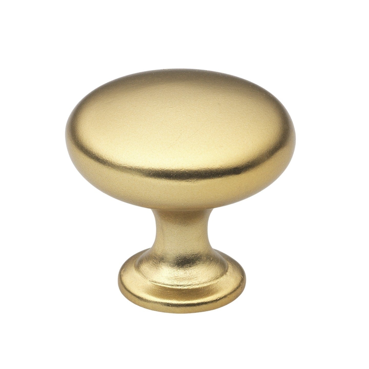 Gliderite 10 Pack 1 1 8 In. Gold Round Cabinet Knobs Brass Gold
