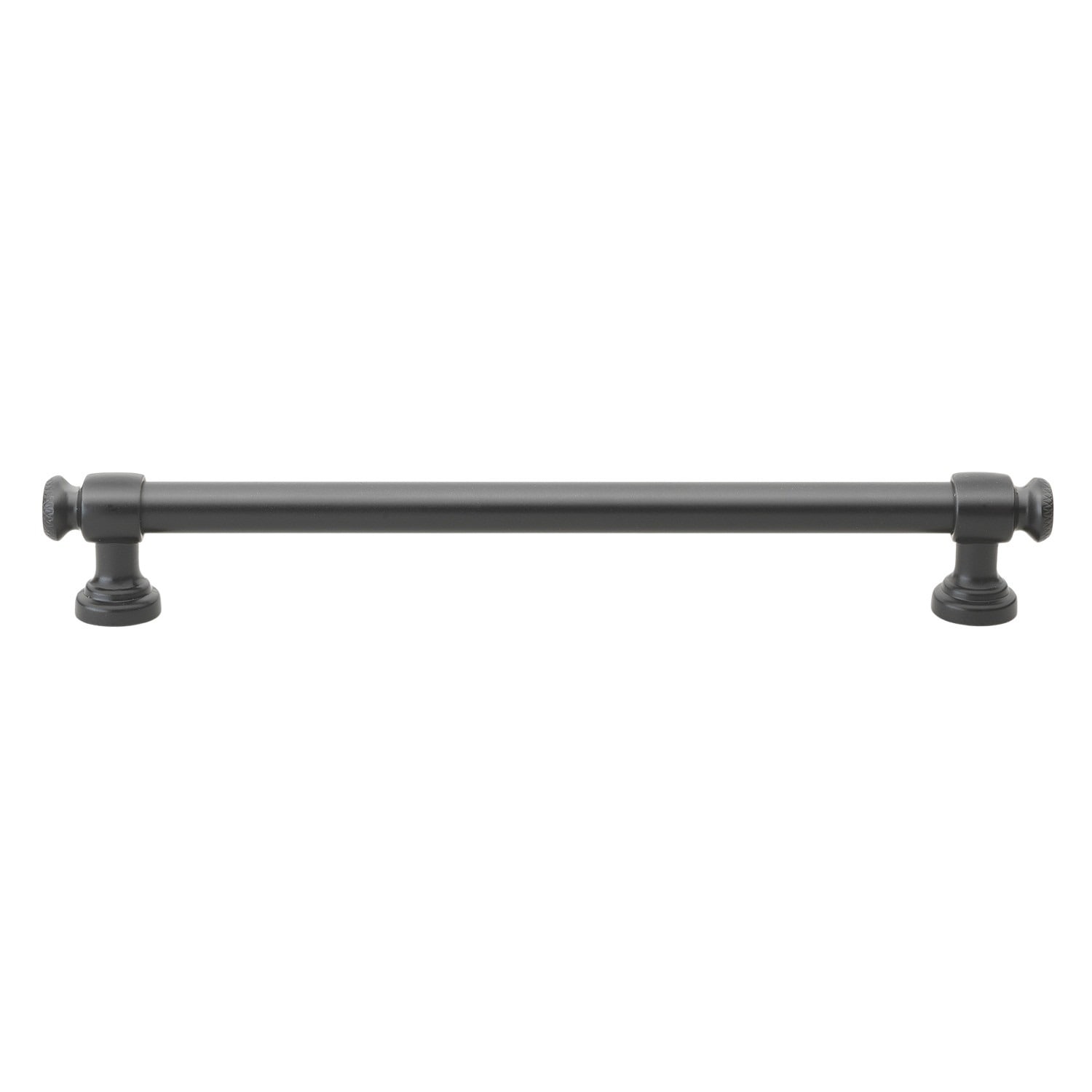 Gliderite 10 Pk 7 5 8 In. Center Matte Black Classic Euro Cabinet Pull Matte Black
