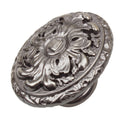 Gliderite 2 Inch Old World Ornate Oval Brushed Pewter Cabinet Knobs Pack Of 10 Or 25