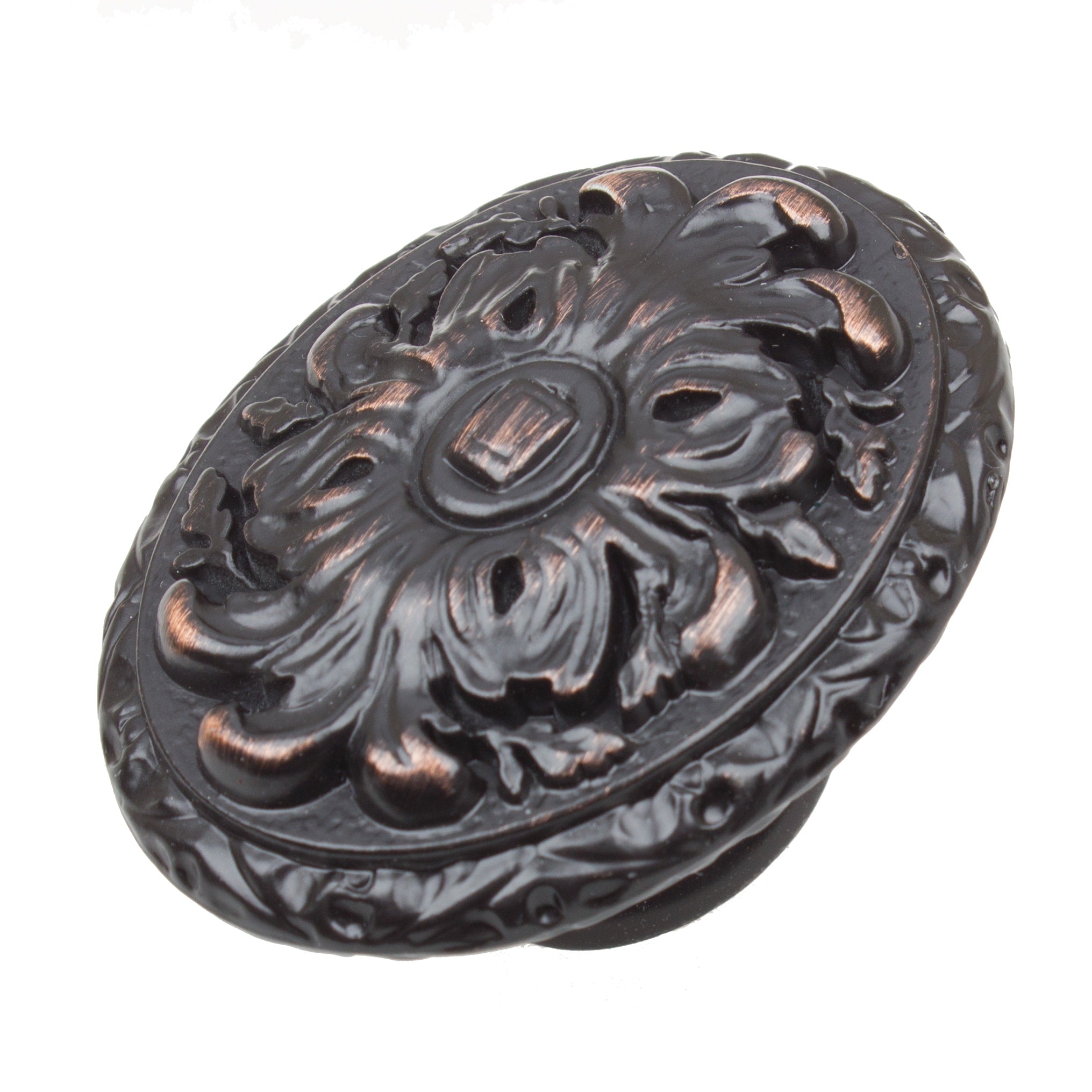 Gliderite 2 Inch Old World Ornate Oval Oil Rubbed Bronze Cabinet Knobs Pack Of 10 Or 25