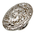 Gliderite 2 Inch Old World Ornate Oval Satin Nickel Cabinet Knobs Pack Of 10 Or 25