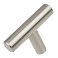 Gliderite 2 Inch Stainless Steel Cabinet T Knob Pack Of 25