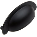 Gliderite 2.5 Inch Cc Matte Black Small Cabinet Bin Cup Pull Pack Of 10 Or 25