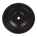 Gliderite 2.5 Inch Matte Black Round Back Plates Pack Of 10 Or 25
