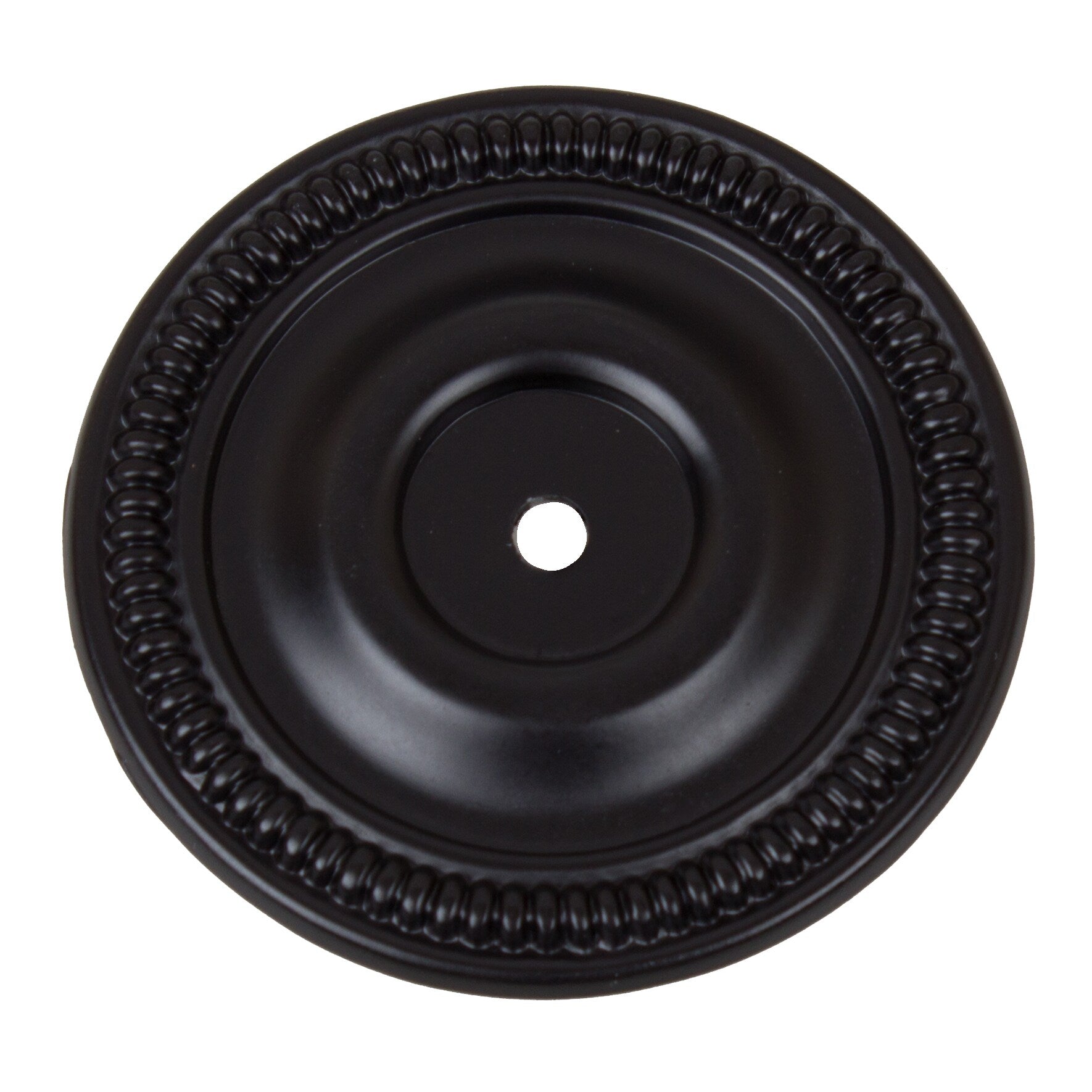 Gliderite 2.5 Inch Matte Black Round Back Plates Pack Of 10 Or 25