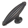 Gliderite 2.5 Inch Oil Rubbed Bronze Fluted Cabinet Knobs Case Of 25