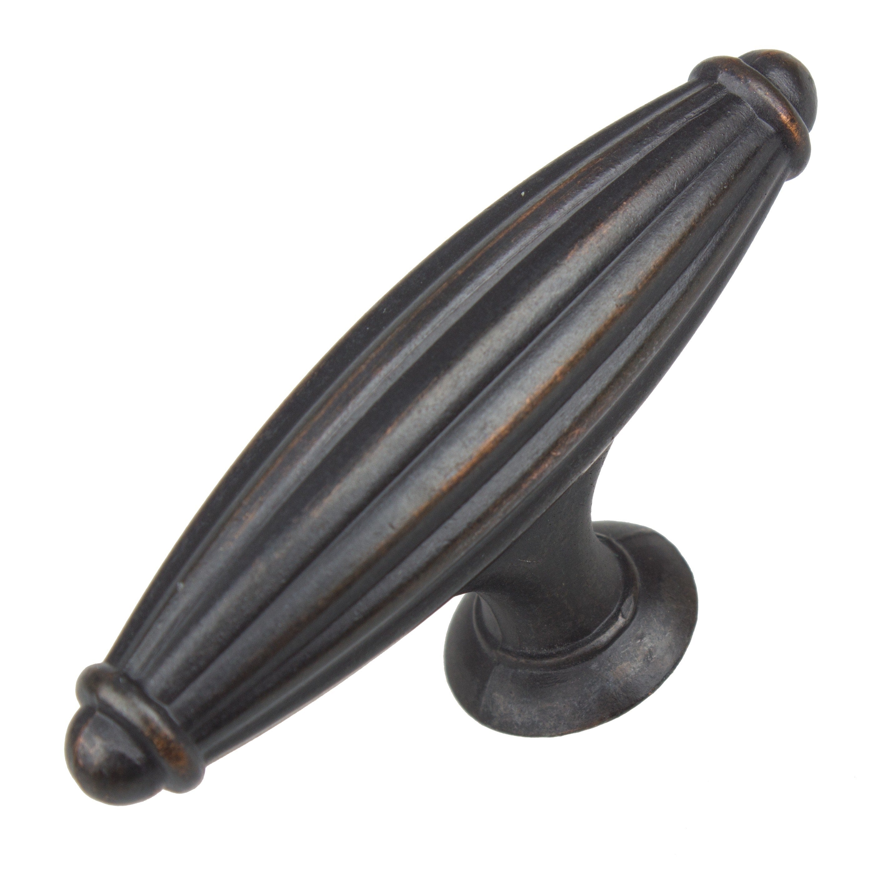 Gliderite 2.5 Inch Oil Rubbed Bronze Fluted Cabinet Knobs Case Of 25