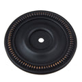 Gliderite 2.5 Inch Oil Rubbed Bronze Round Backplate
