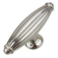 Gliderite 2.5 Inch Satin Nickel Fluted Cabinet Knob Case Of 10