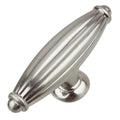 Gliderite 2.5 Inch Satin Nickel Fluted Cabinet Knobs Case Of 25