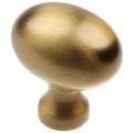 Gliderite 25 Pack 1 1 8 Inch Oval Cabinet Knob Satin Gold