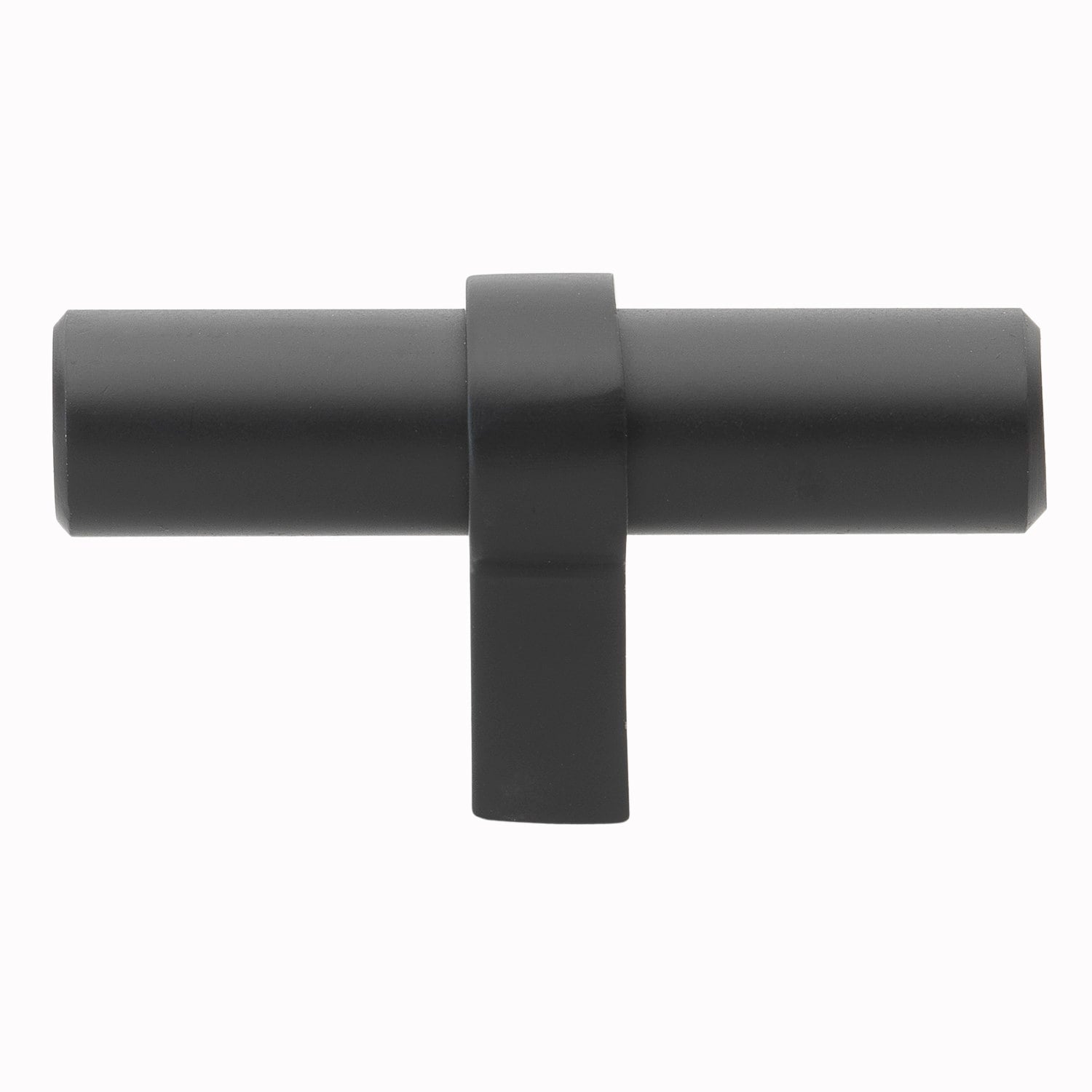 Gliderite 25 Pack 2 1 4 Inch Solid Steel Euro Cabinet T Knob Matte Black