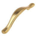 Gliderite 25 Pack 3 Inch Center Brass Gold Beaded Cabinet Pulls Brass Gold