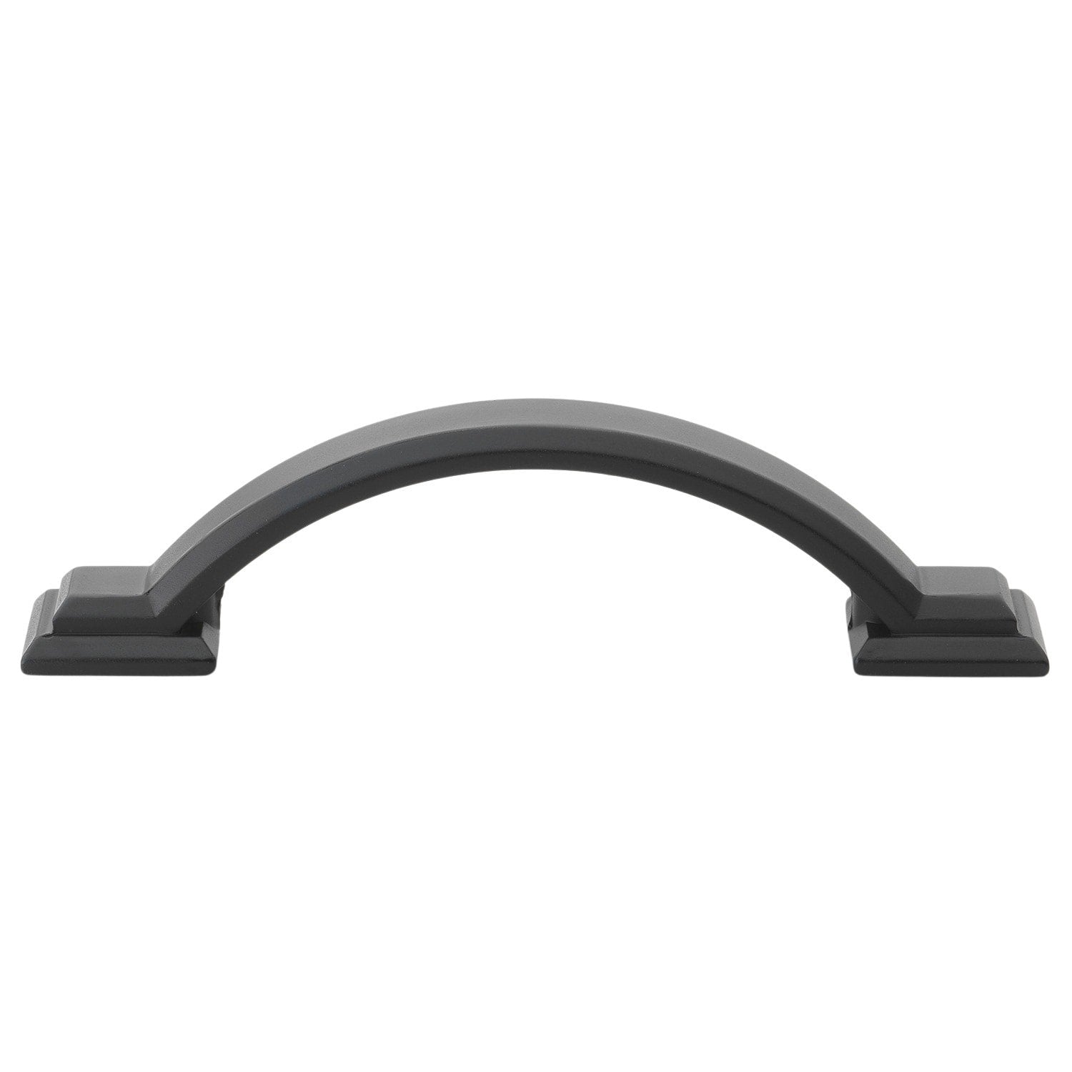 Gliderite 25 Pack 3 Inch Center Arched Cabinet Pull Matte Black