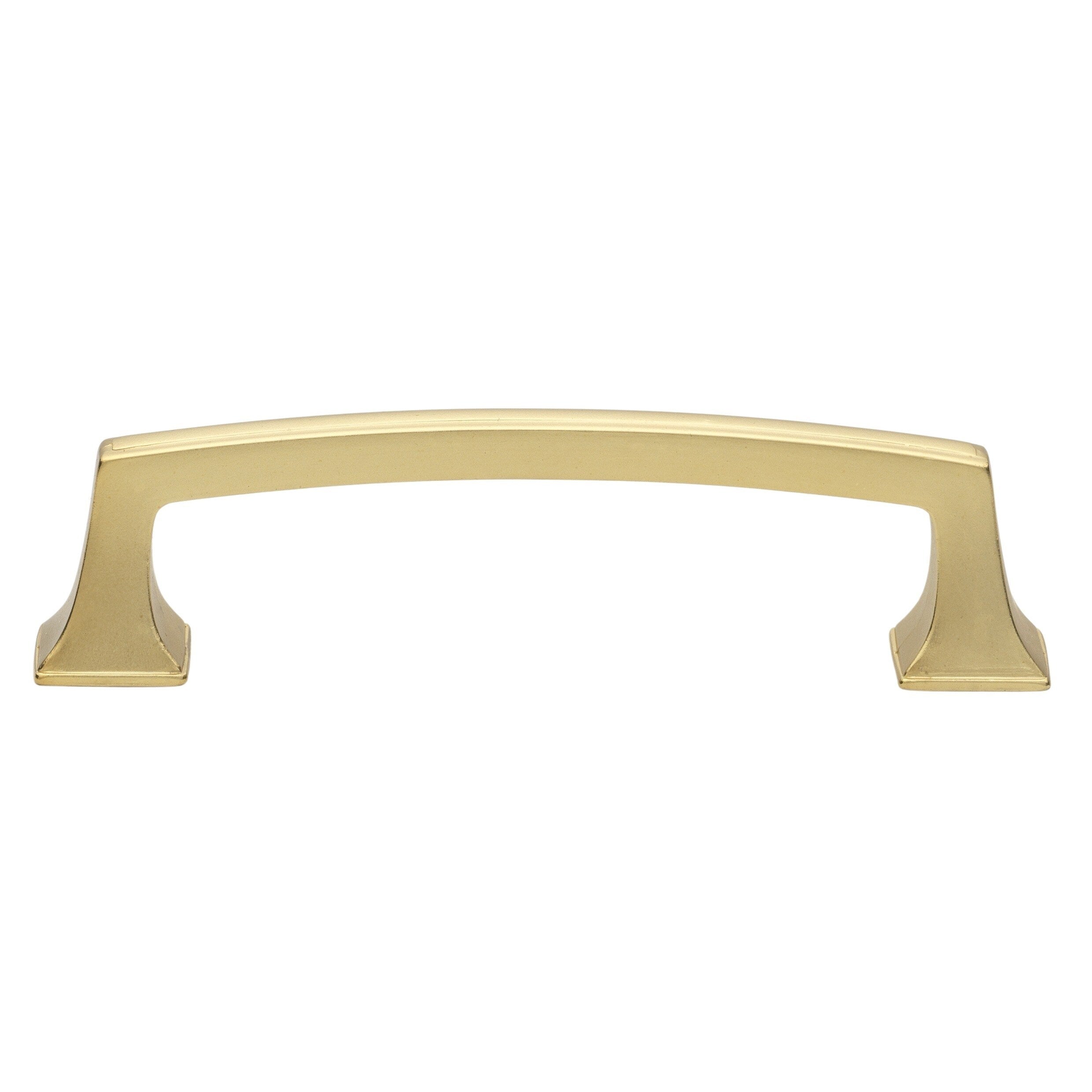 Gliderite 3 3 4 In. Center Gold Deco Base Cabinet Pulls 25 Pack Brass Gold