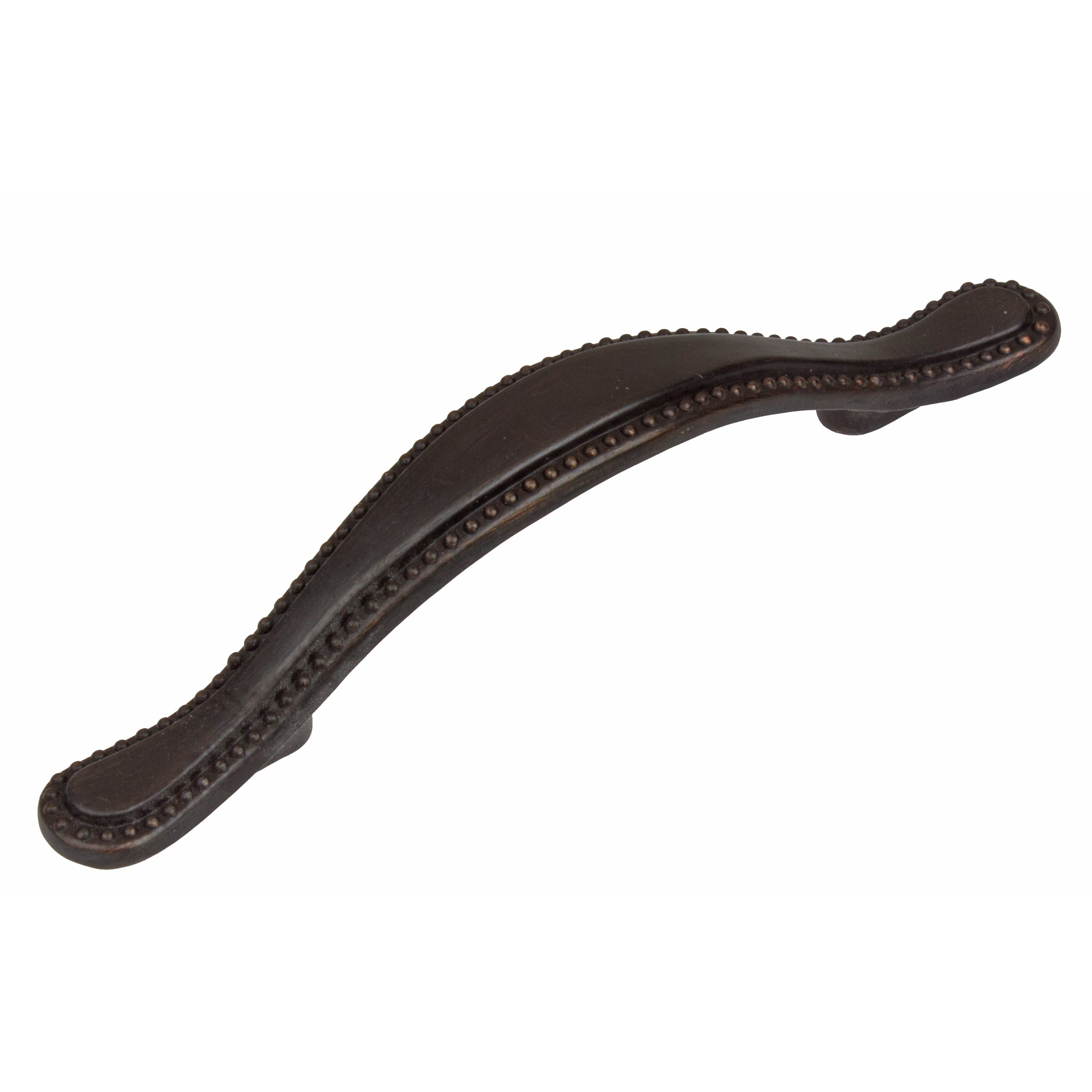 Gliderite 3 Inch Oil Rubbed Bronze Beaded Arch Cabinet Pulls Pack Of 10