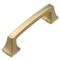 Gliderite 3 Inch Cc Satin Gold Cabinet Hardware Deco Pulls Set Of 10