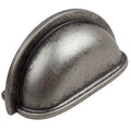 Gliderite 3 Inch Cc Weathered Nickel Classic Bin Pull 3.5 X 1.5 X 1 Weathered Nickel