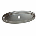 Gliderite 3 Inch Long Satin Nickel Thin Oblong Ring Cabinet Back Plates Pack Of 10 Or 25